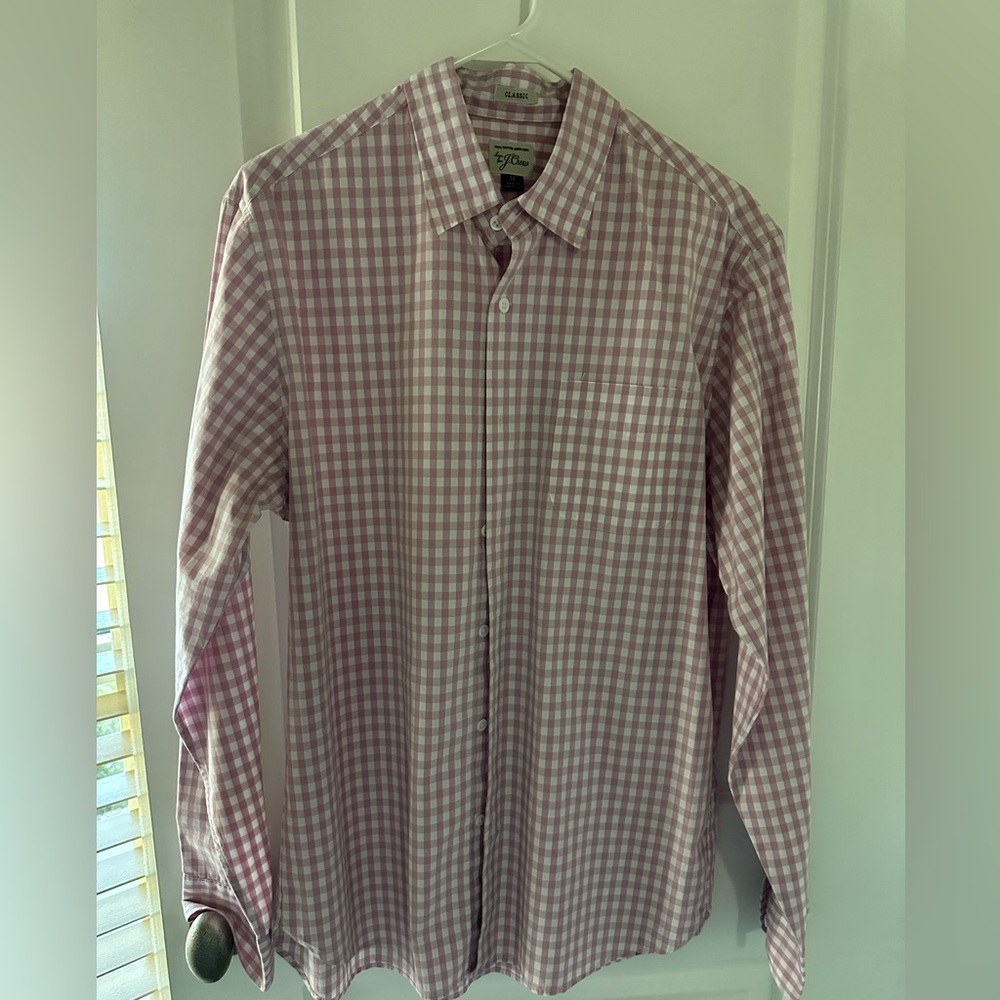 J Crew button up! (Matches Lilly Pink Azalea dress) like new!!